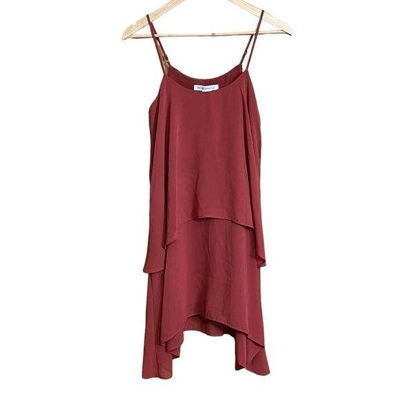 BCBGeneration Layered Tank Spaghetti Dress in Tandori Spice. Size XXS #1182 - Picture 2 of 8